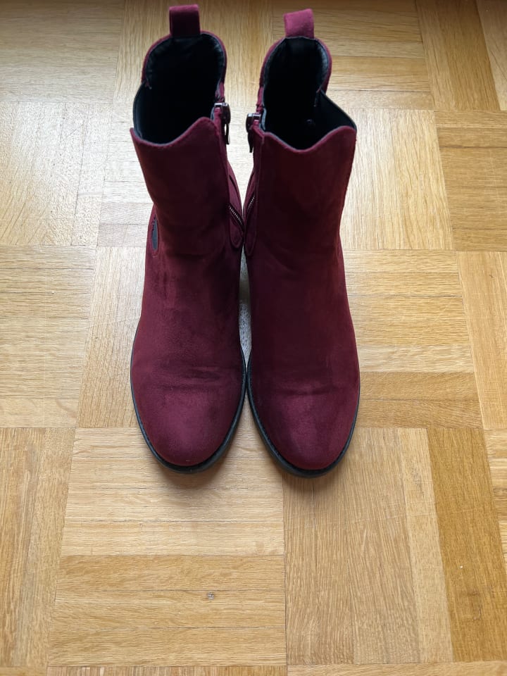 Sixth Sens Chelsea-Boots in Rot günstig kaufen 37