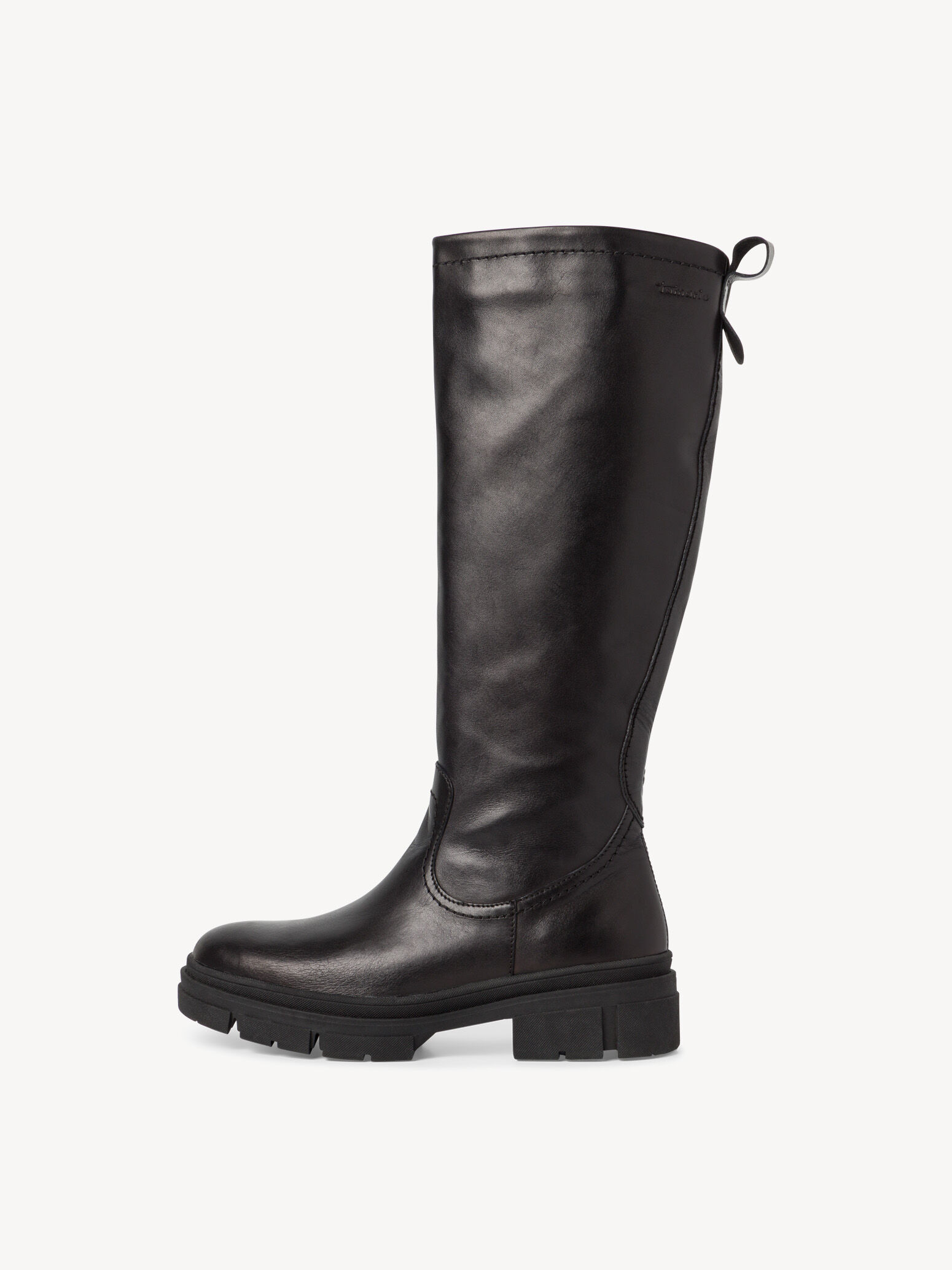 Bottes en cuir - noir