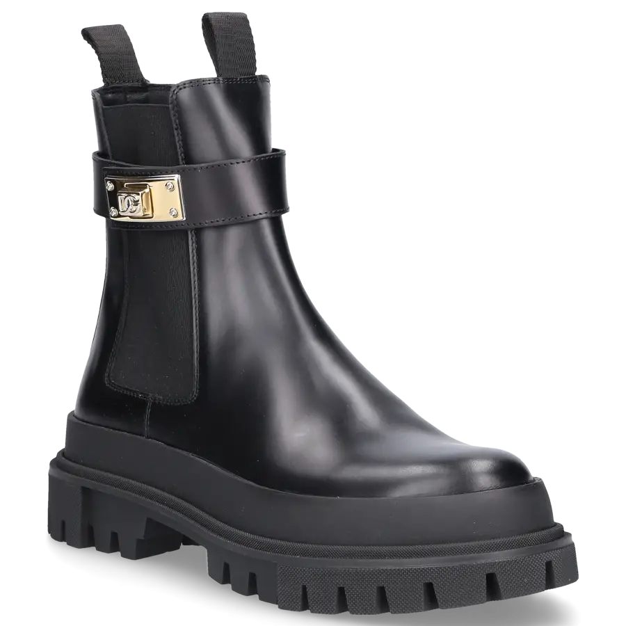Dolce & Gabbana - Chelsea Boots AY9918 Kalbsleder - schwarz
