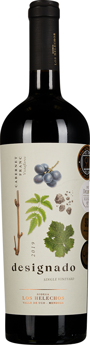 Bodega Los Helechos Cabernet Franc Designado Vista Flores 2019