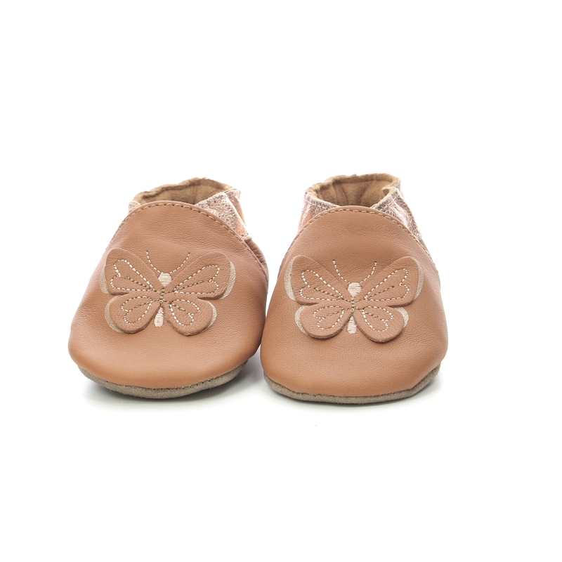 Chaussons cuir tannage vegetal Fly In The Wind