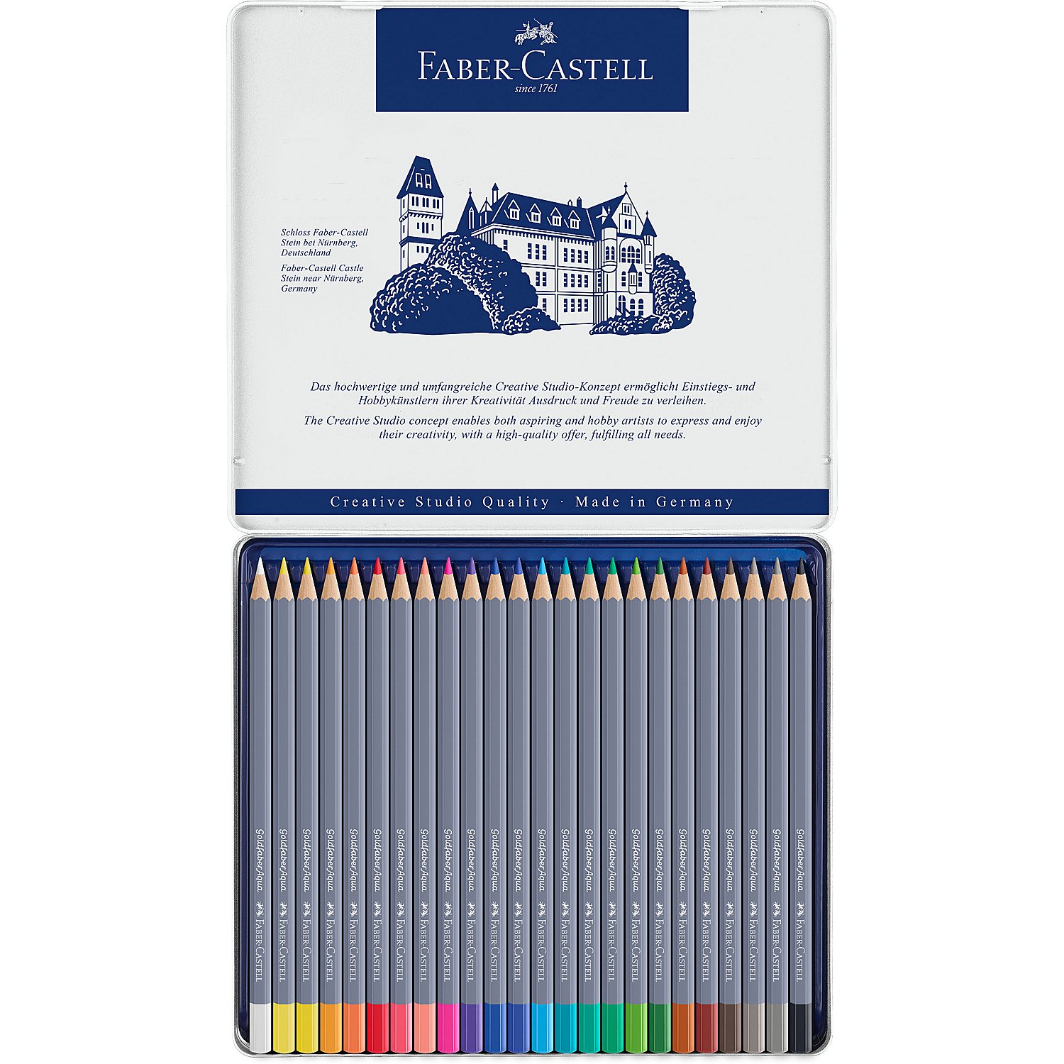 Goldfaber Aquarellstifte-Set, 24 Stifte