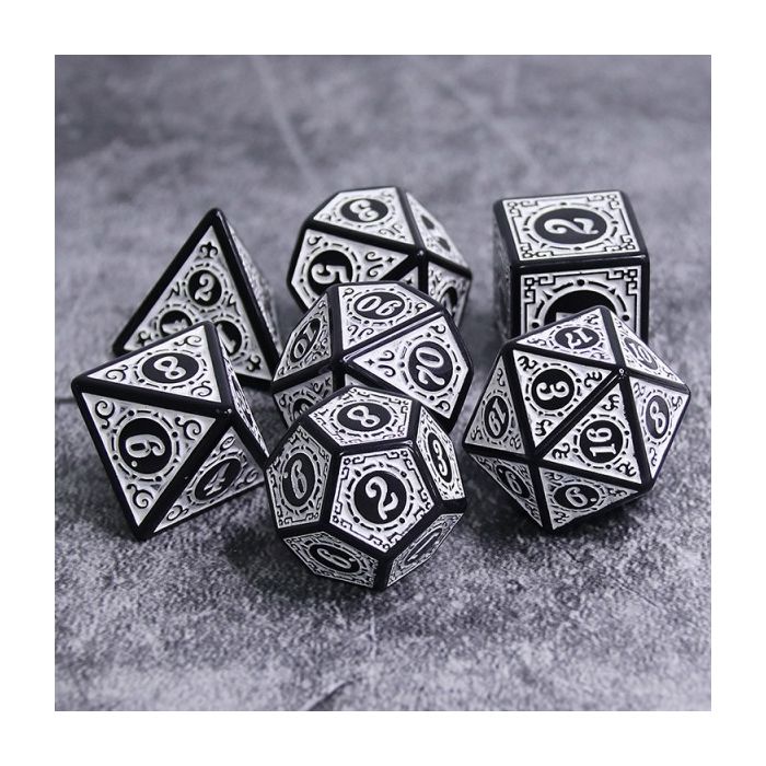 Magic Flame (White) dice set