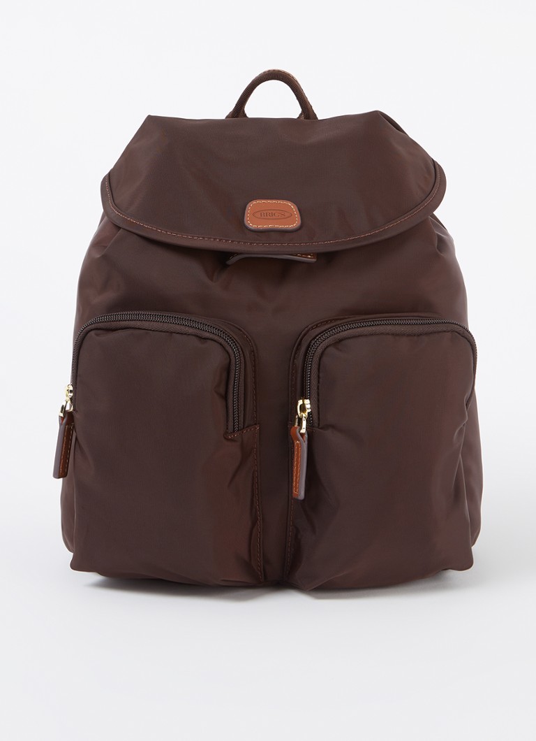 Bric's City Piccolo backpack with leather details