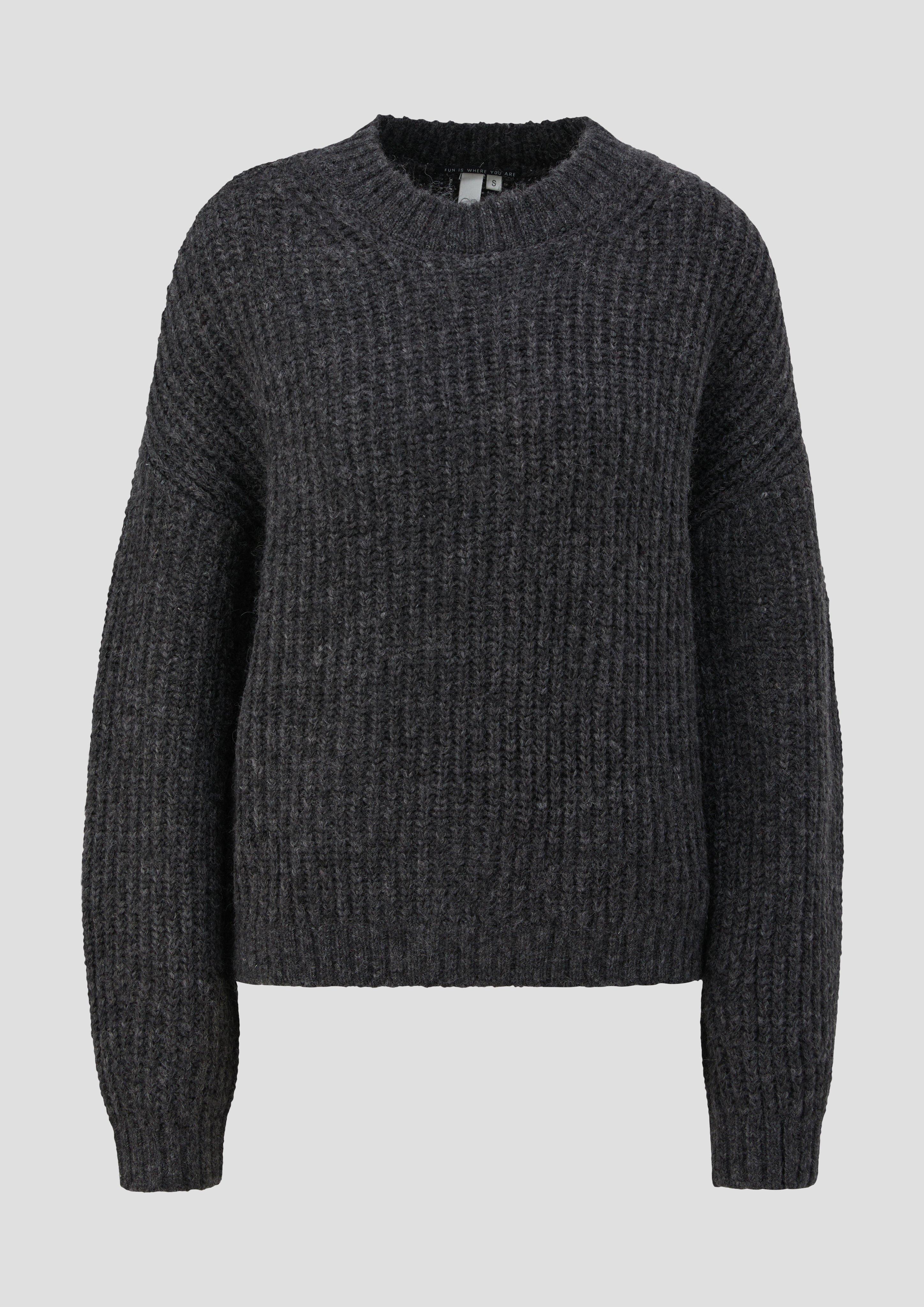 Strickpullover mit überschnittenen Schultern  2151098-99W0