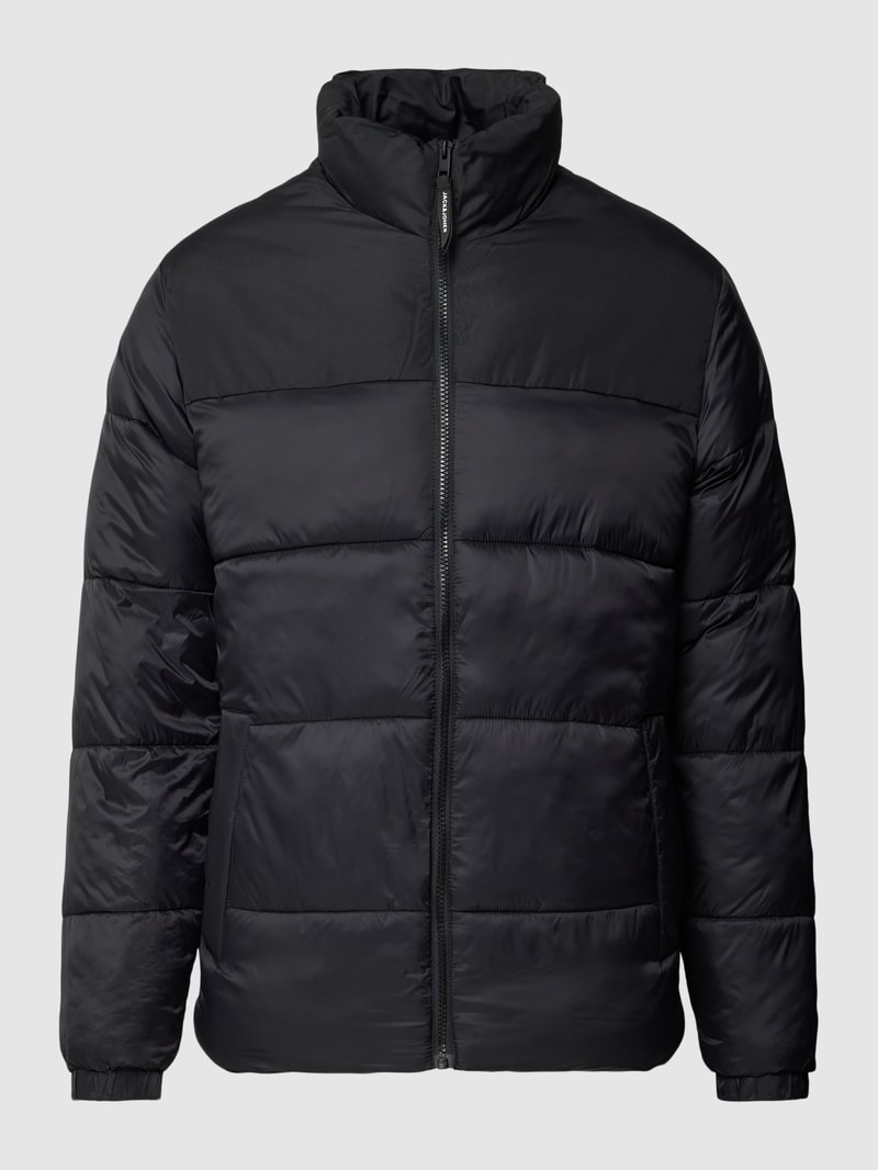 Steppjacke mit Stehkragen Modell 'ETOBY' in schwarz