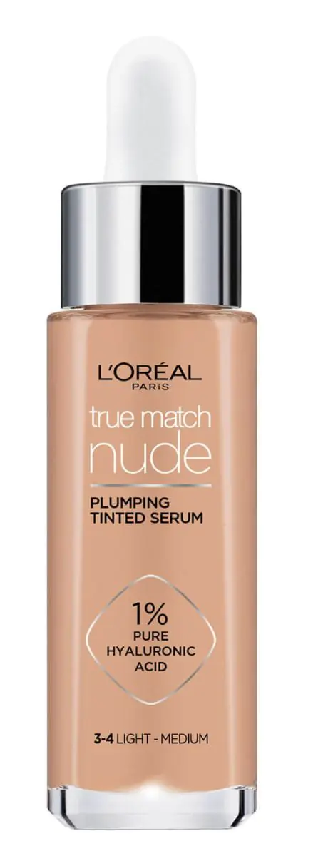 L'Oréal Paris True Match Nude koncentruotas makiažo pagrindas serumas 3-4