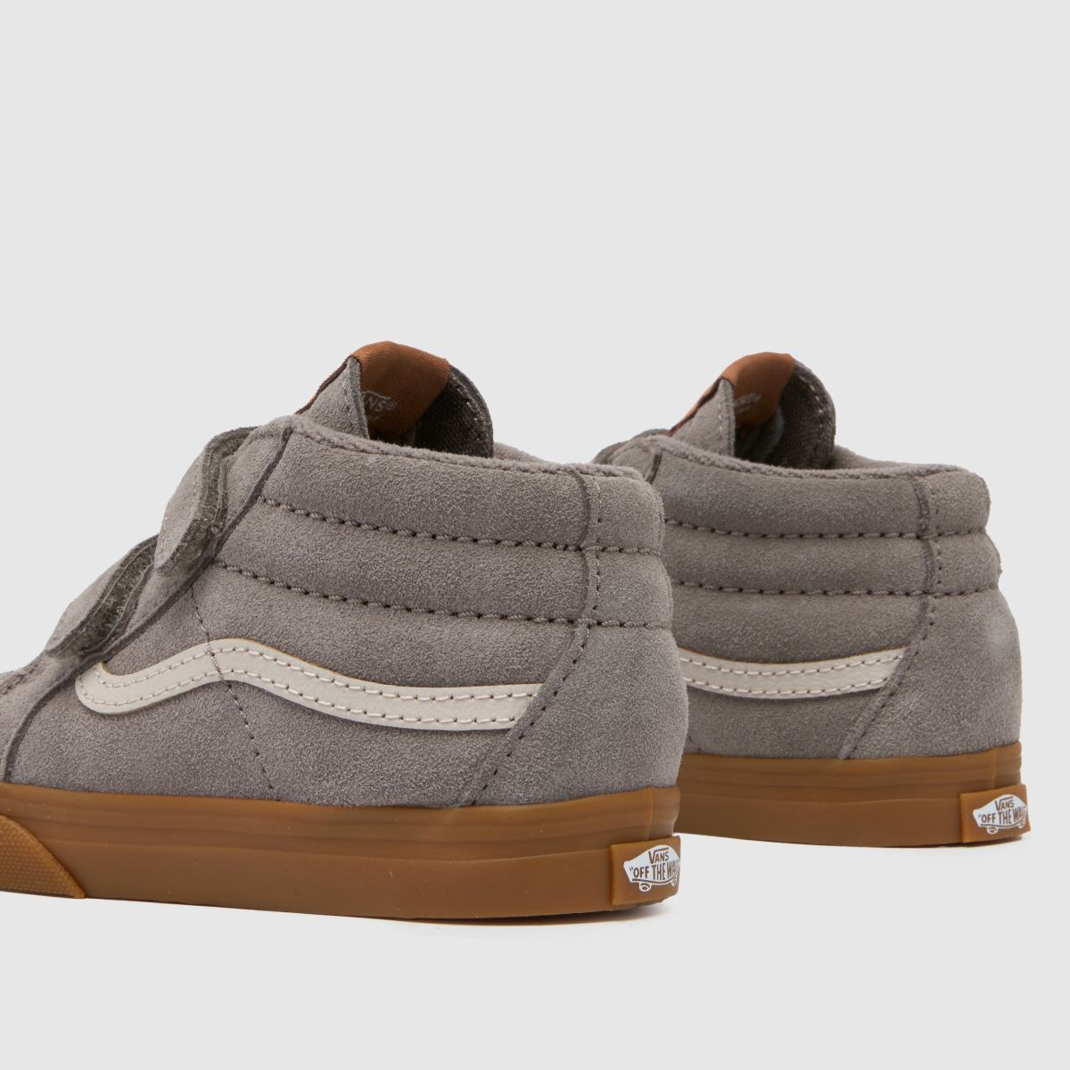 Svetlo sivi superge Vans Sk8-Mid Reissue V za fante in malčke