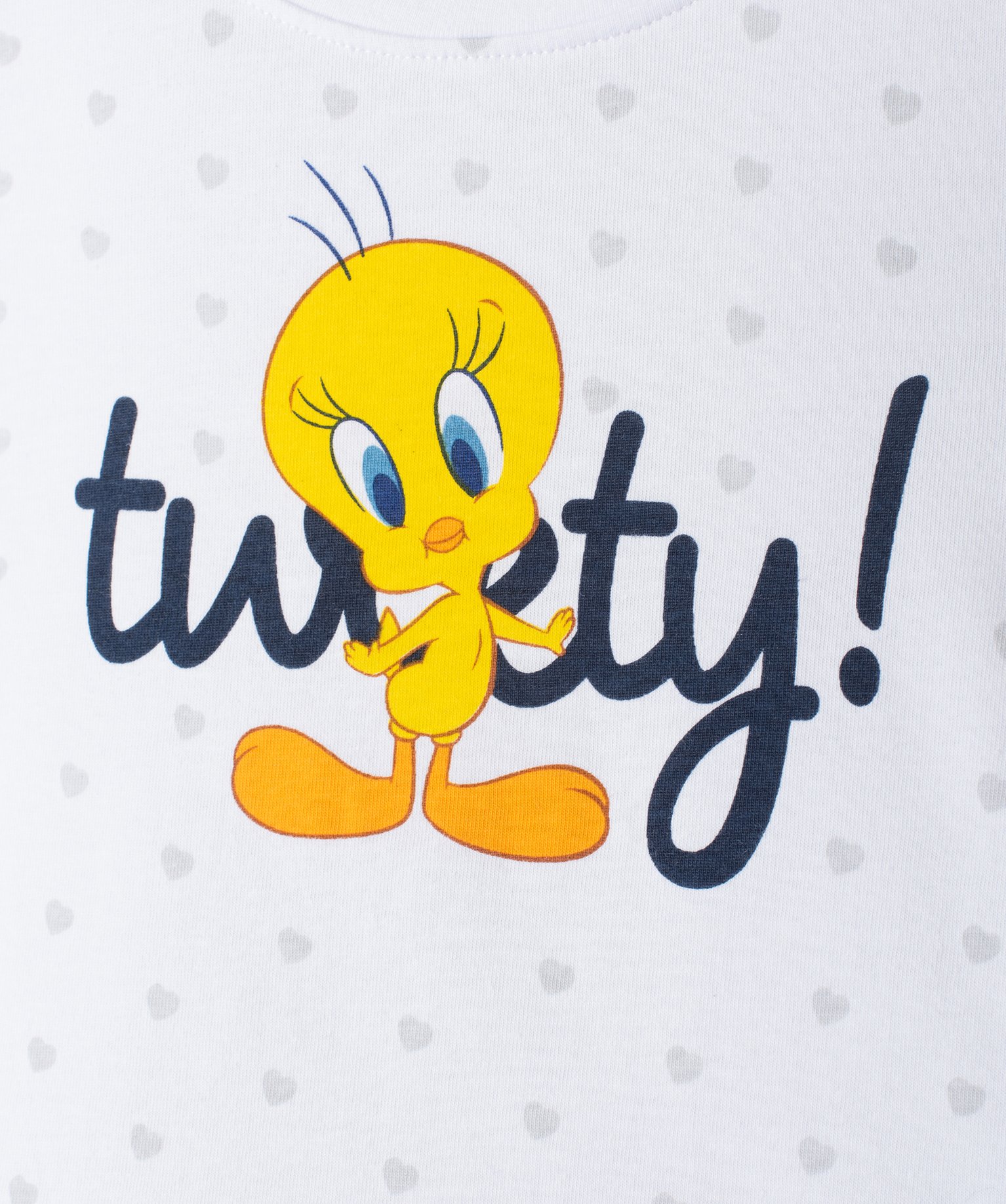 Tee-shirt bébé fille avec motif Titi – Looney Tunes blanc | GEMO