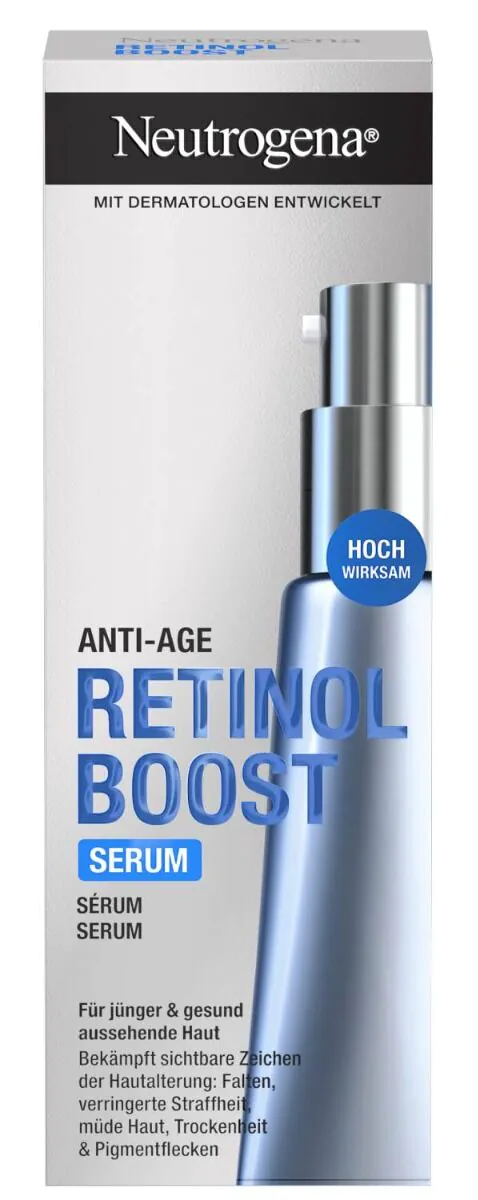 „Neutrogena Retinol Boost“ senėjimą stabdantis serumas