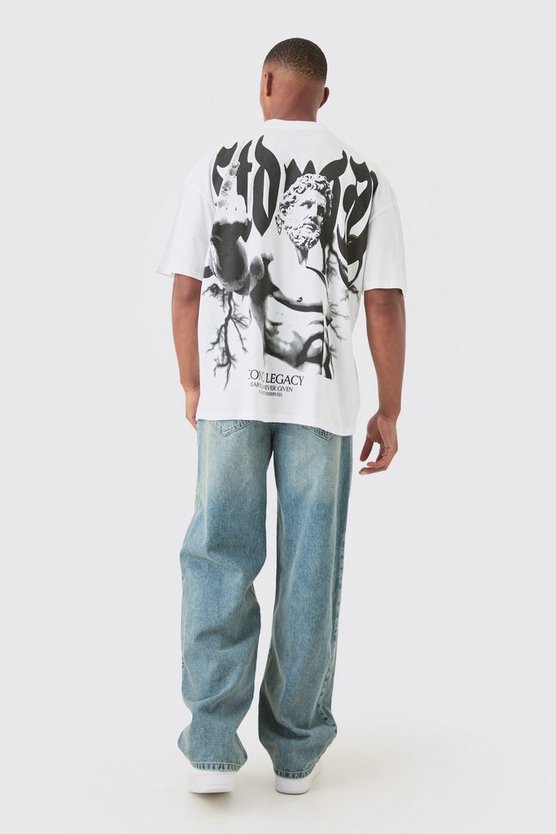 Oversize T-Shirt mit Print