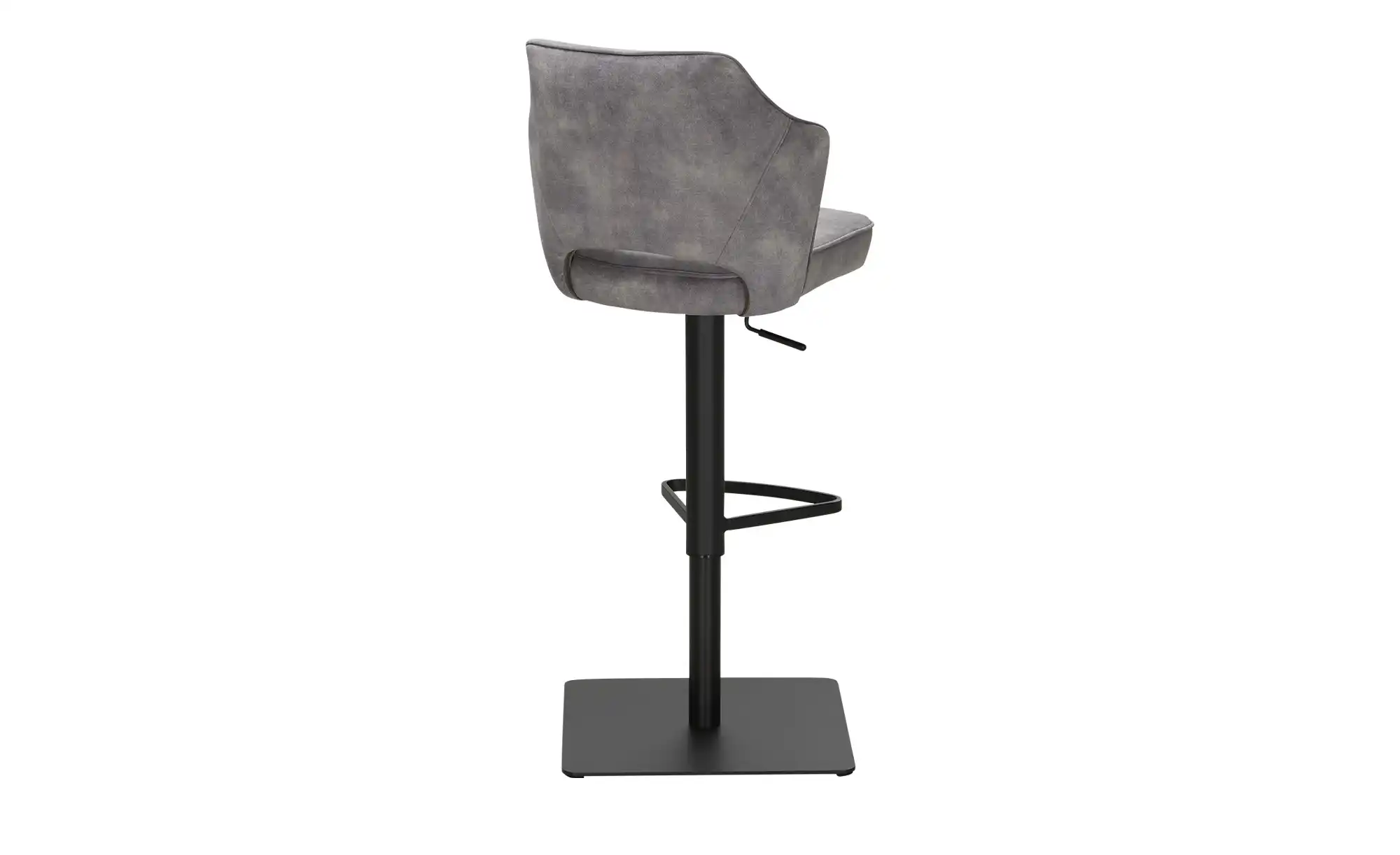 Primo Barhocker in samtigem Velours Ginger