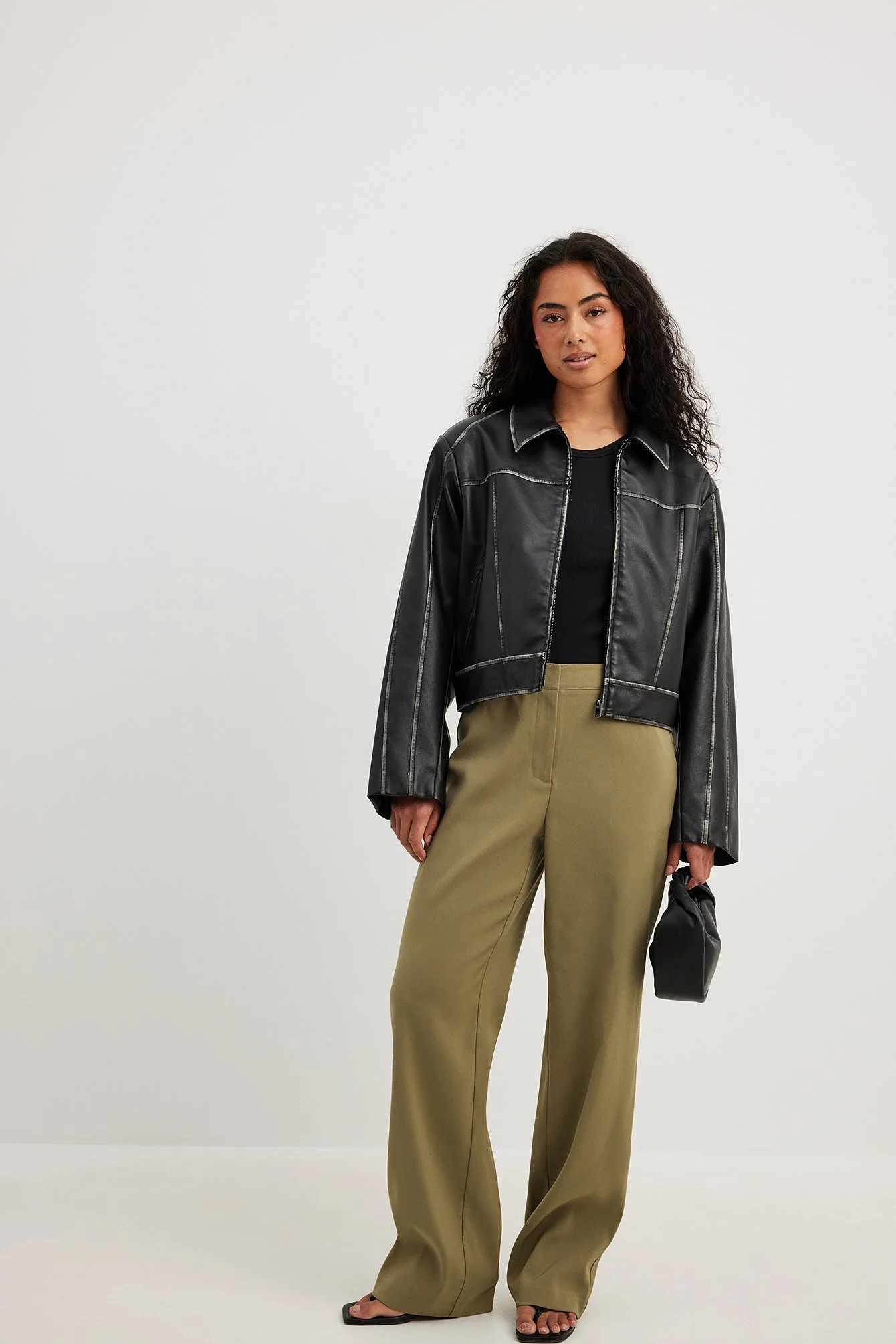 Taillierte Anzughose mit mittelhoher Taille