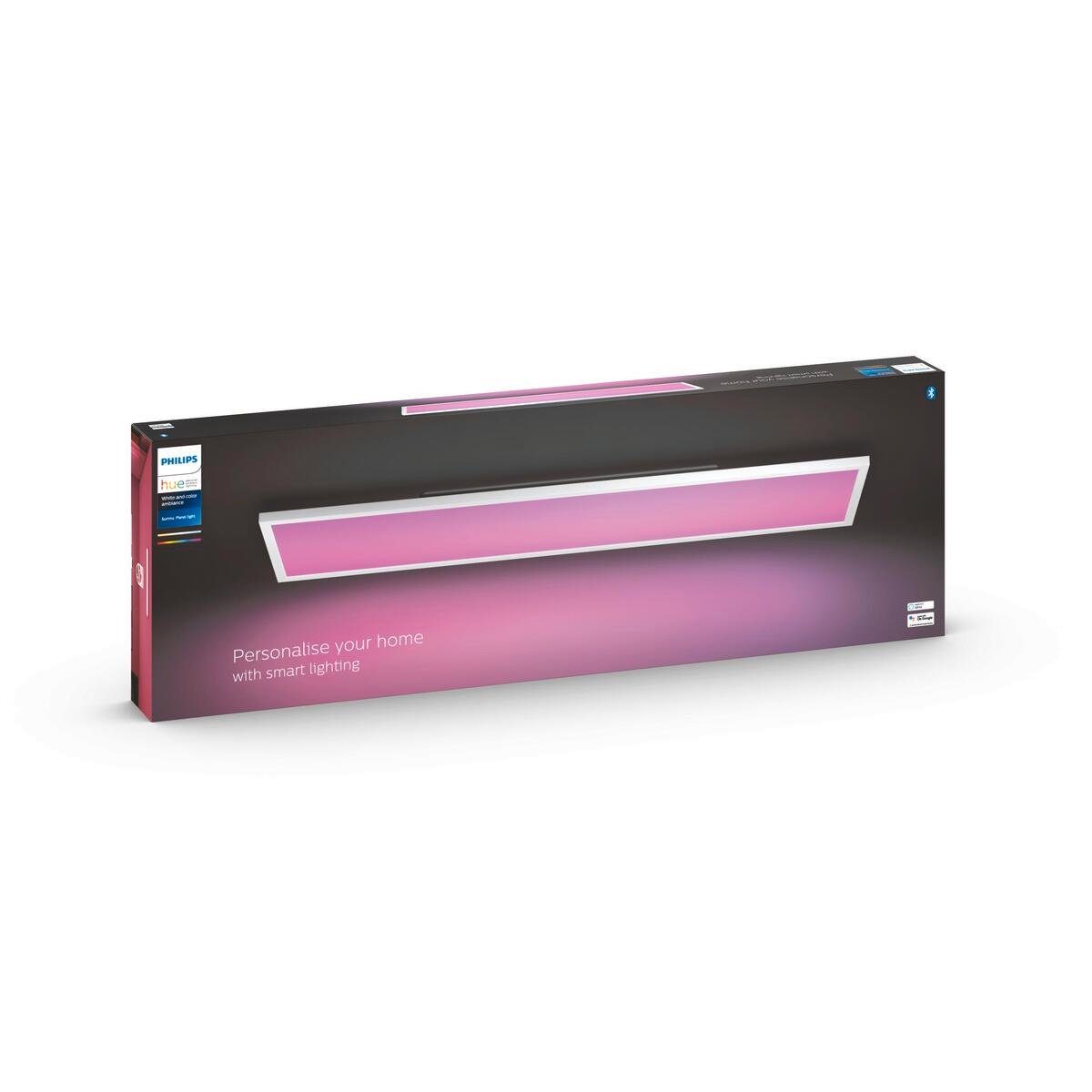 Philips Hue LED Deckenleuchte Surimu Panel, LED fest integriert