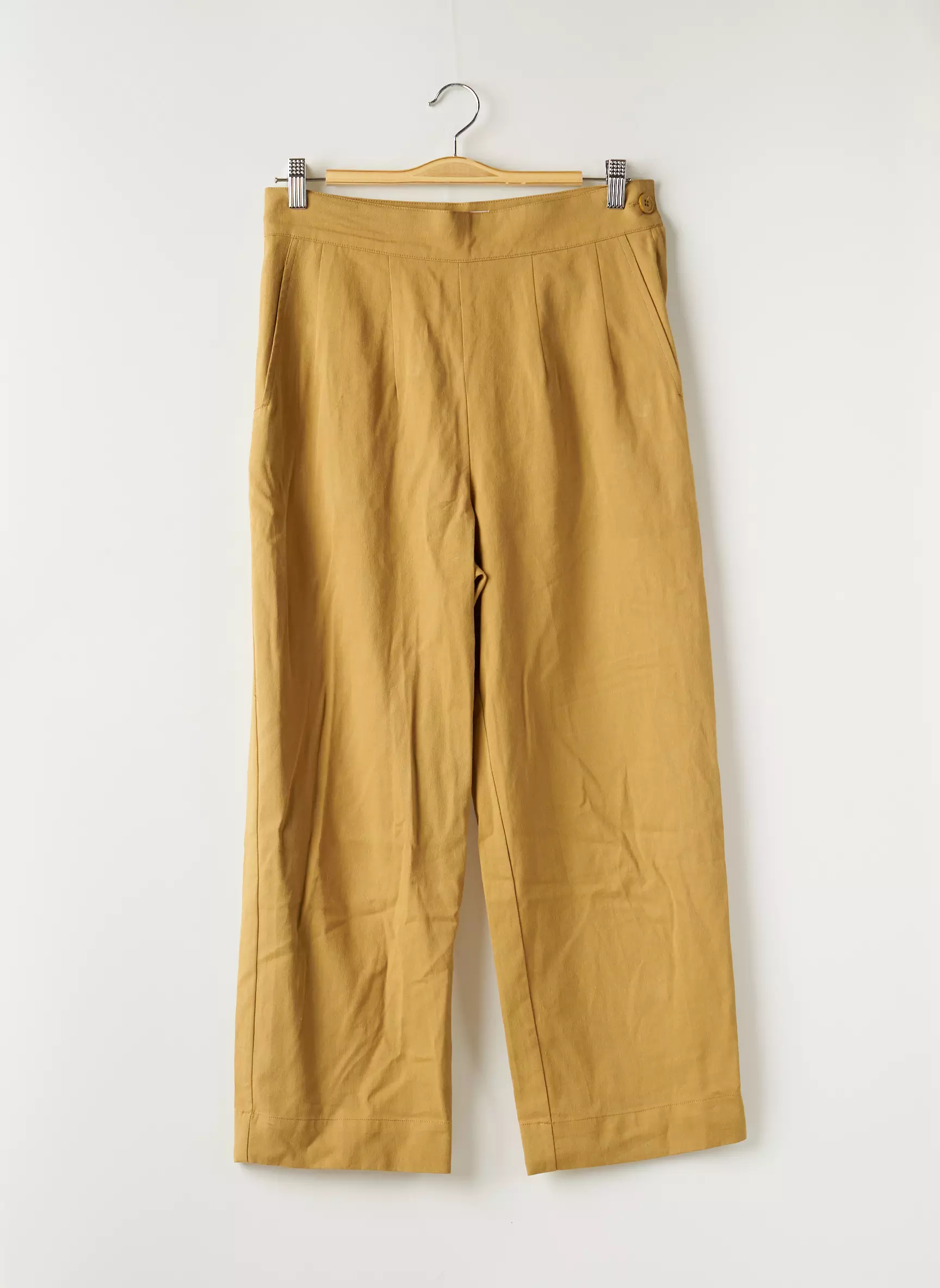 Molly Bracken Pantalons Larges Femme couleur beige