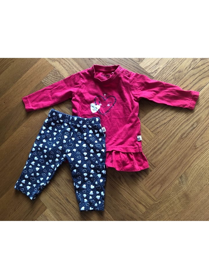 Blue Seven 2tlg. Outfit in Pink/ Dunkelblau günstig kaufen 68
