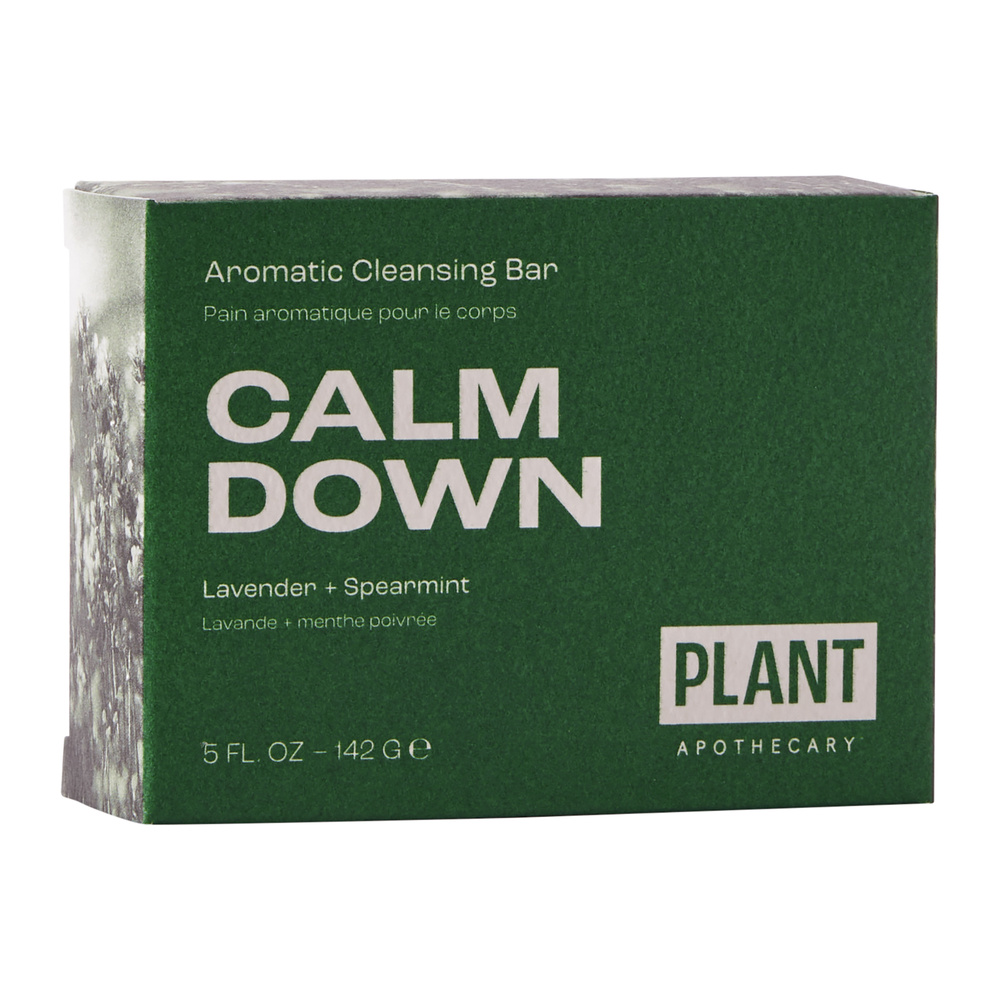 plant apothecary Calm Down Aromatic Bar Soap Pain aromatique pour le corps