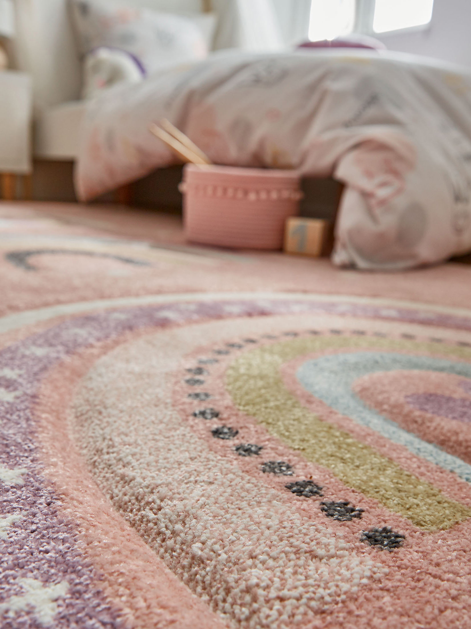 Wonderheart Kinder-Teppich, Rosa