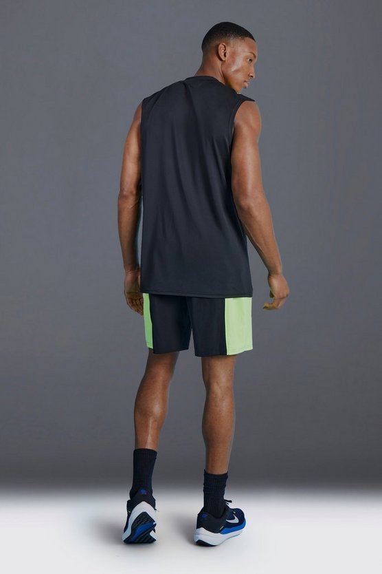 Man Active Colorblock Shorts