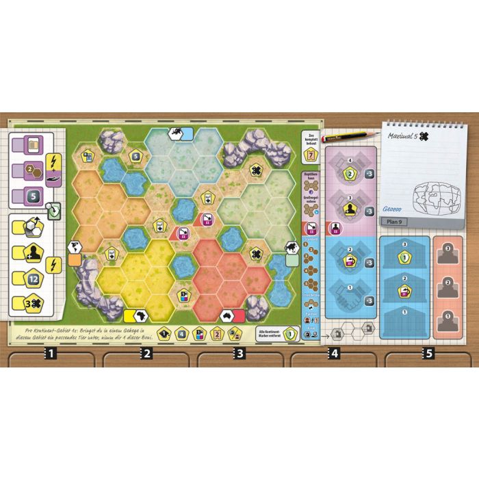 Arche Nova: Zoo Map Pack 1 --- 2 Pläne = DOPPELPACK !