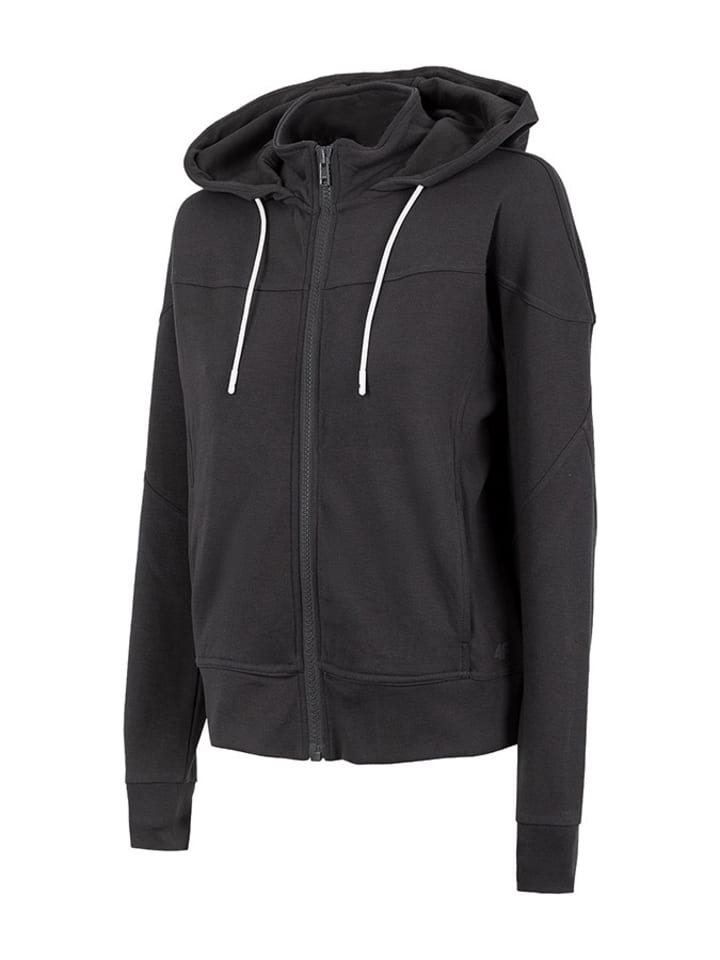 4F Sweatjacke in Dunkelgrau günstig kaufen