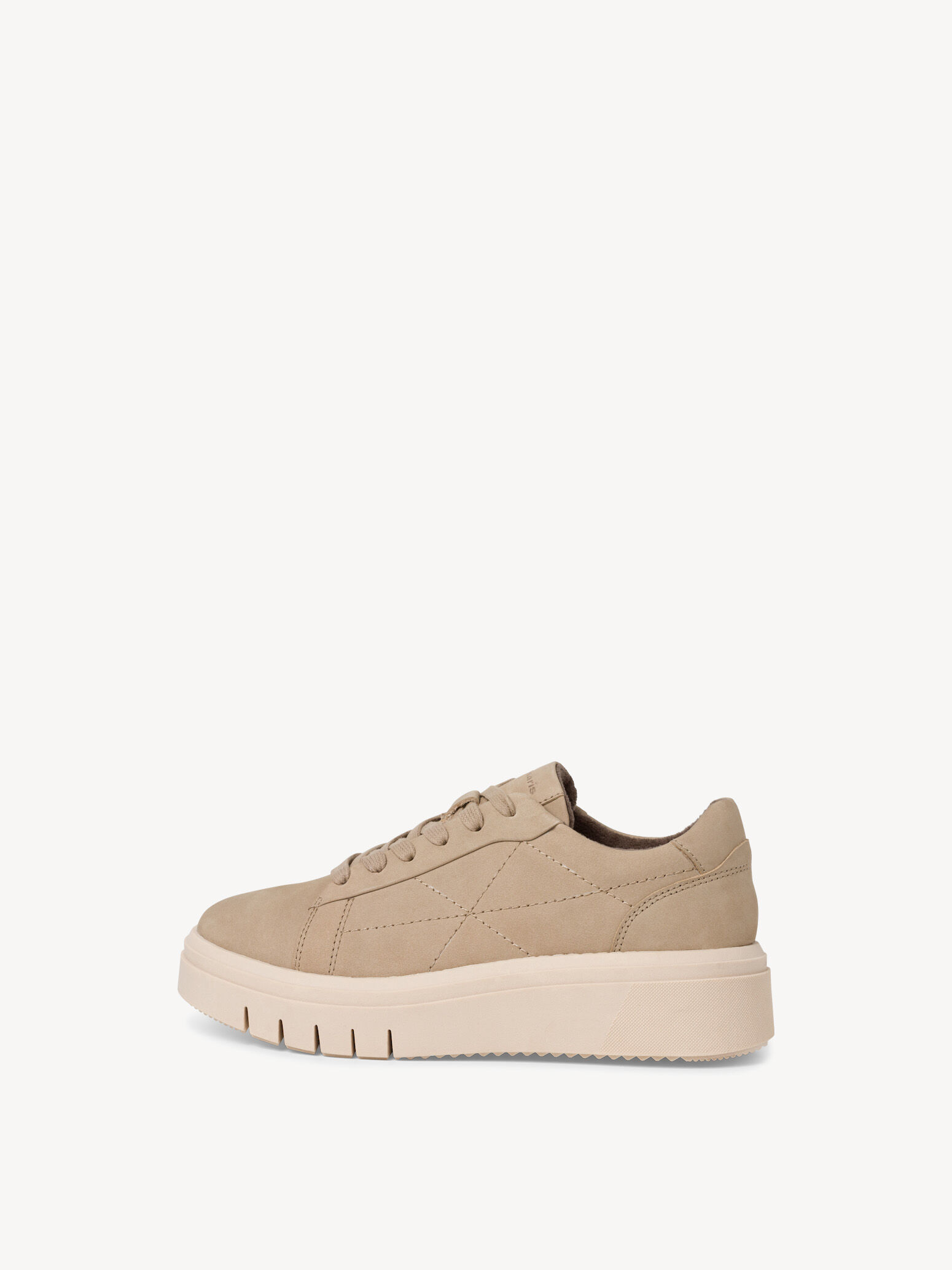 Basket en cuir - beige
