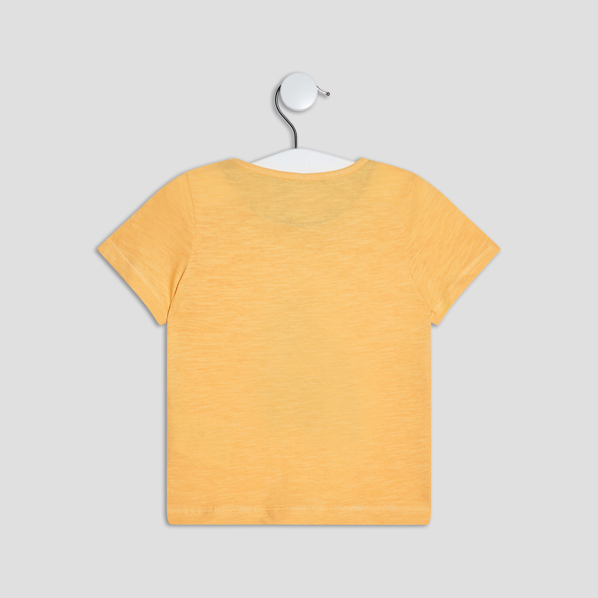 T-shirt manches courtes jaune bébé garçon | La Halle