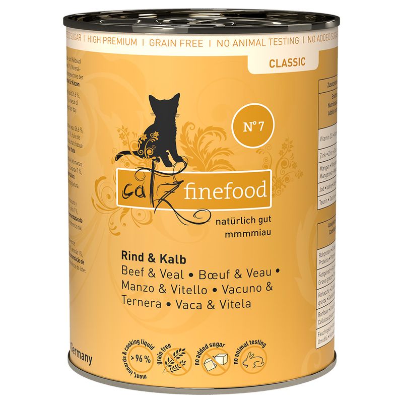 Sparpaket catz finefood 12 x 400 g zu TOP-Preisen