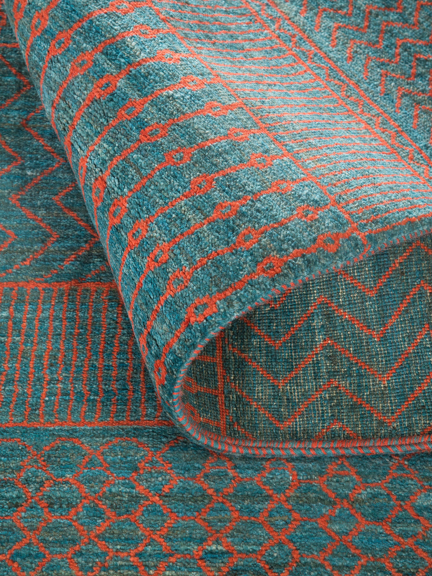 Contemporary Gabbeh ca. 76 x 310 cm, Unikat / Einzelstück