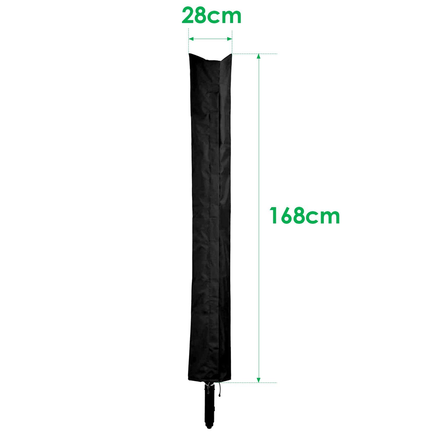 Lospitch Wäschespinne-Schutzhülle für Wäschespinne 168×28cm, 210D Oxford-Gewebe