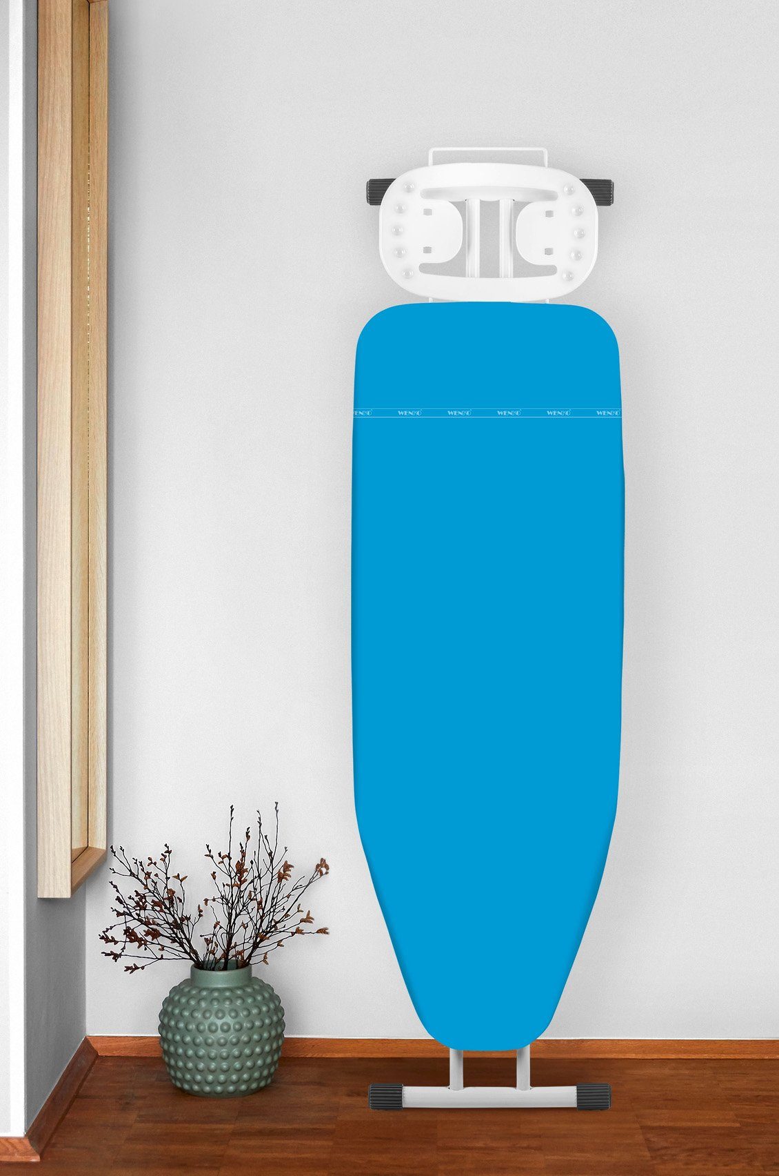 WENKO Bügelbrettbezug Keramik M, 100% Baumwolle, Bügelfläche 125x40 cm