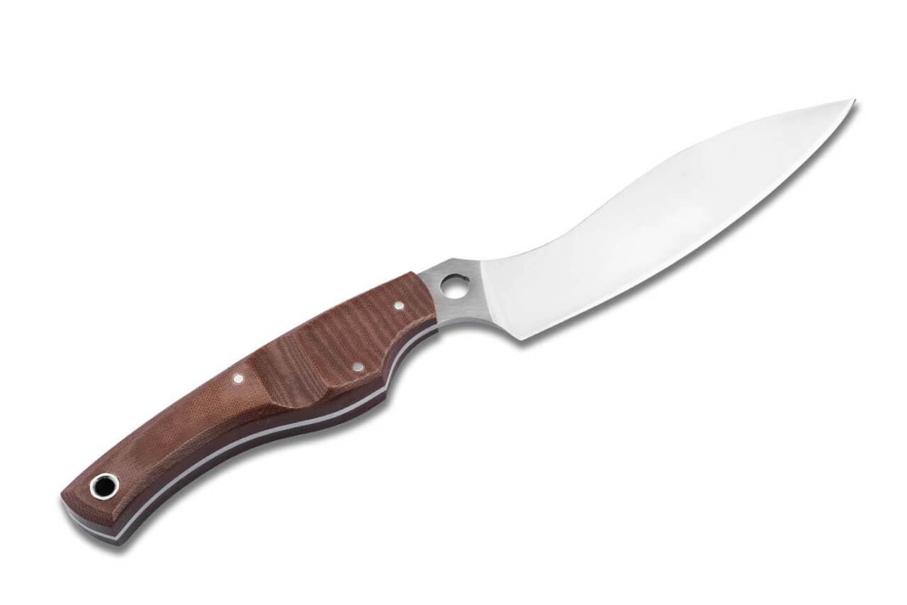 Spickmesser Micarta Braun