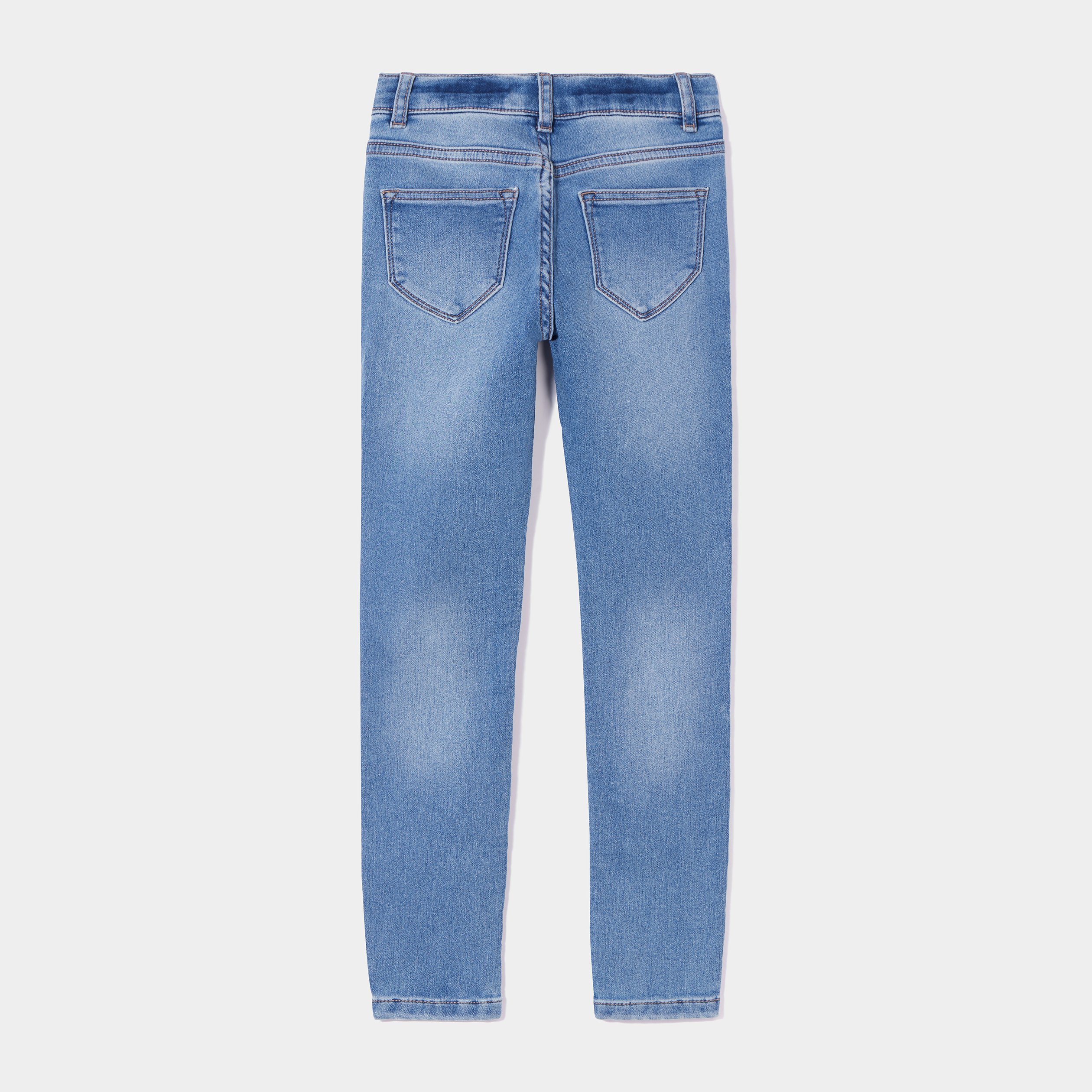 Jegging taille élastiquée denim stone fille | La Halle