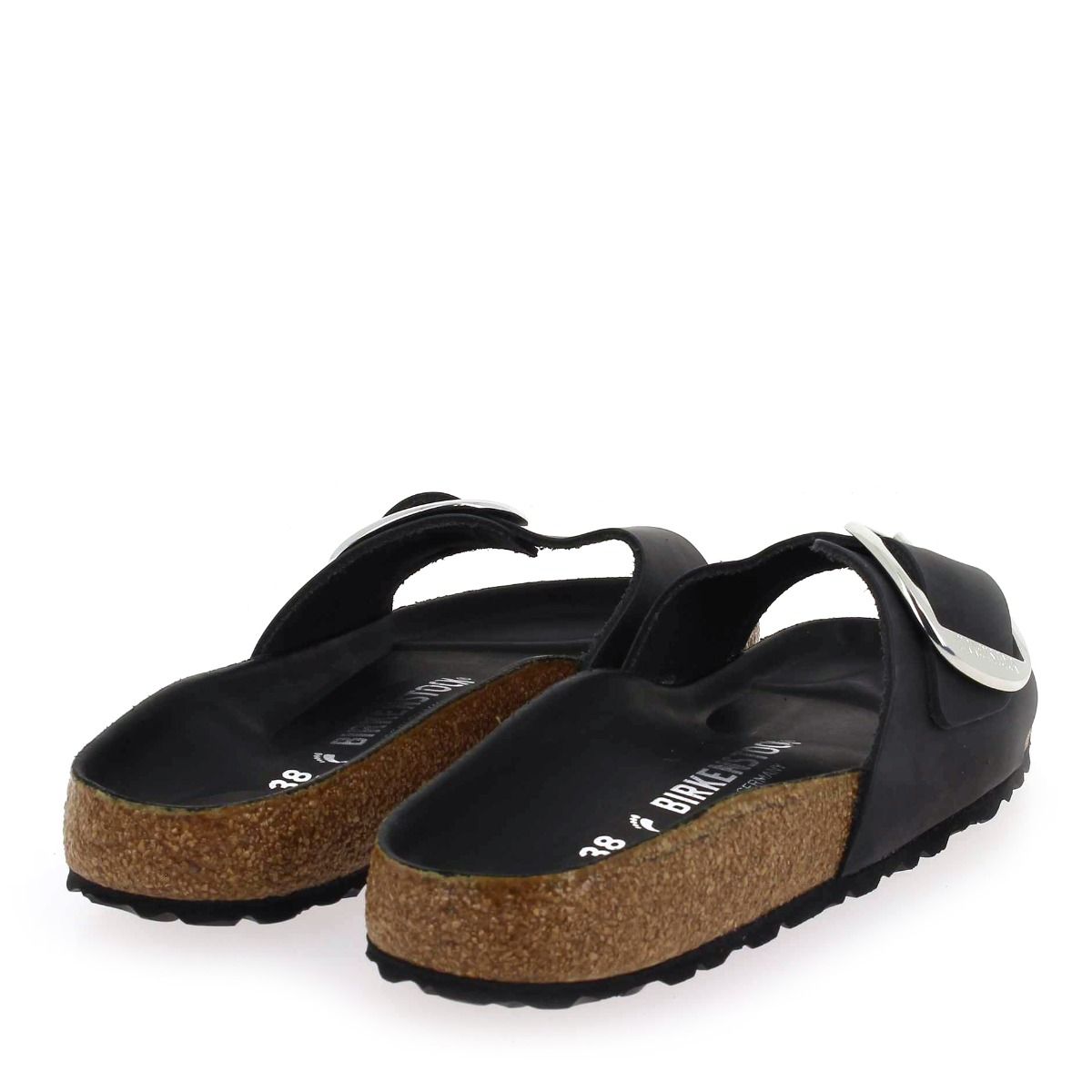 Birkenstock  MADRID BIG BUCKLE - Noir