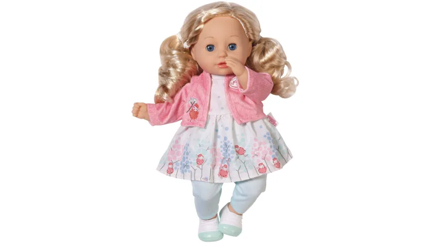 Zapf Creation - Baby Annabell Little Sophia 36cm mit Schlafaugen mit 2-in-1-Kleid, Leggings und Schuhen