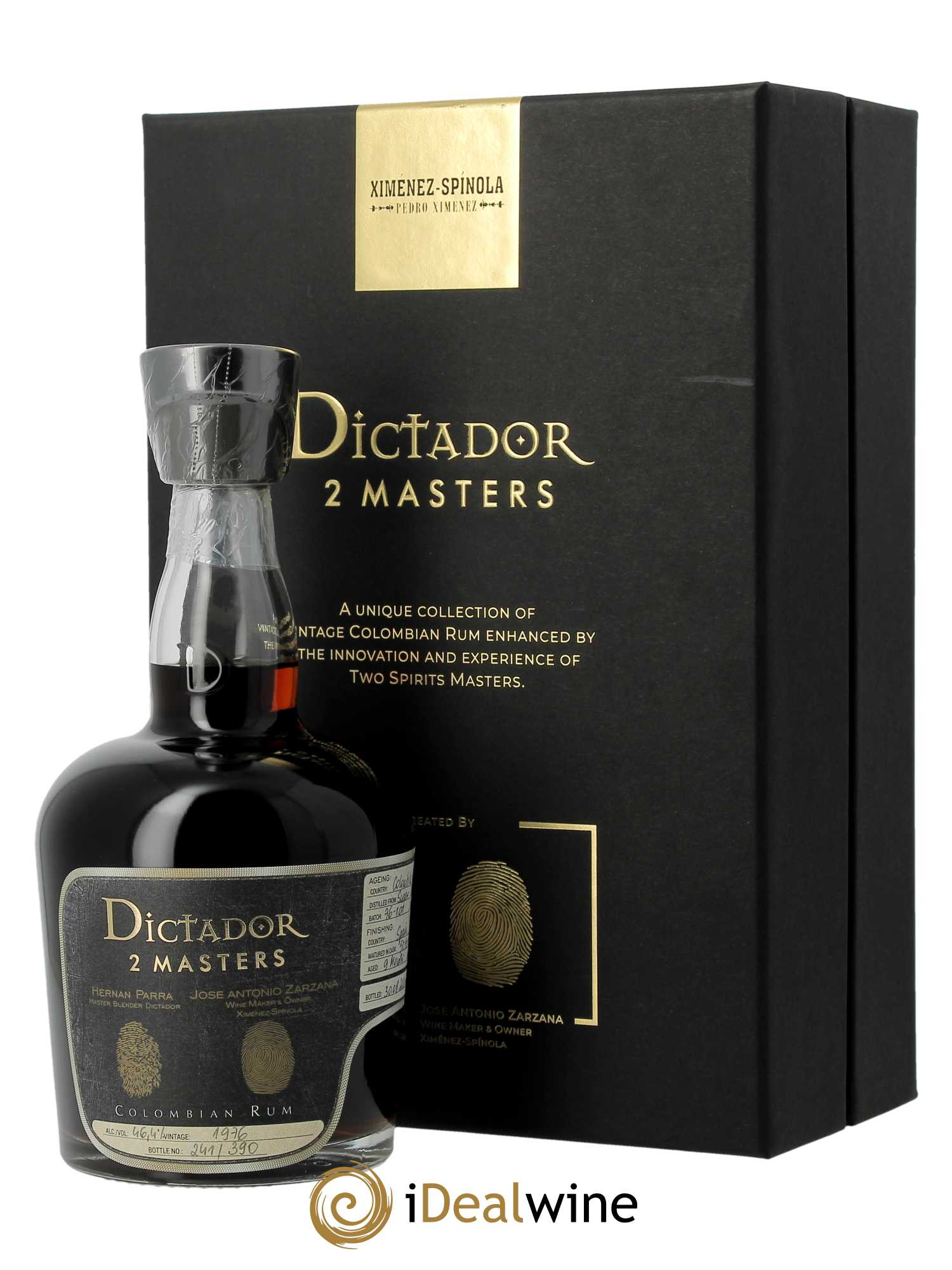 Rum Dictador 2 Masters Ximenez-Spinola (70cl)  - Lot de 1 Bouteille