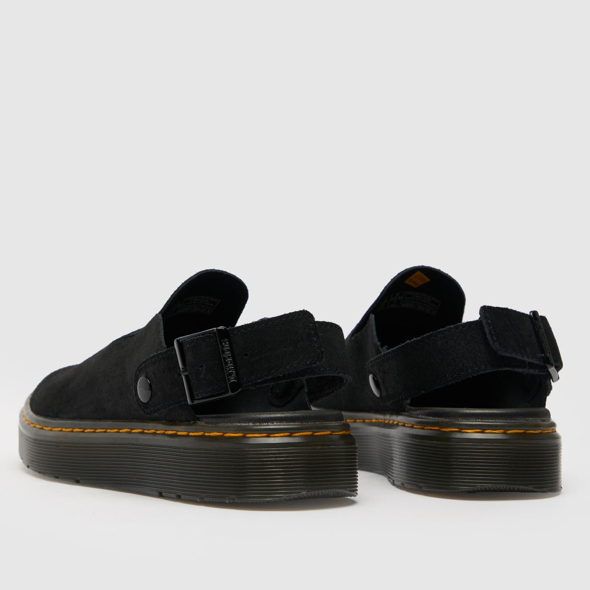 Dr Martens – Carlson – Svarta mulesandaler