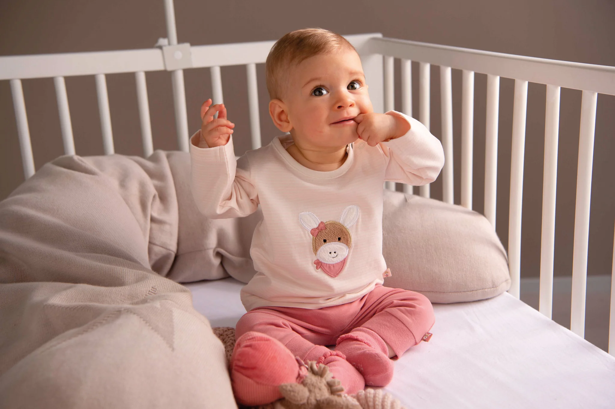 GOTS Hose Esel Emmi Girl aus Single Jersey in Rosa
