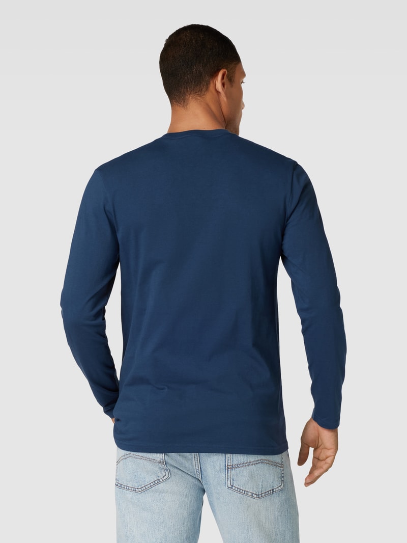 Longsleeve mit Rundhalsausschnitt in jeans