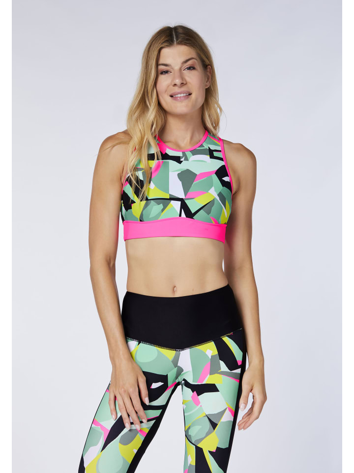 Chiemsee Sportbustier in Grün günstig kaufen
