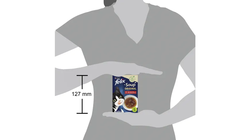 PURINA FELIX Soup Geschmacksvielfalt vom Land mit Rind 288 g