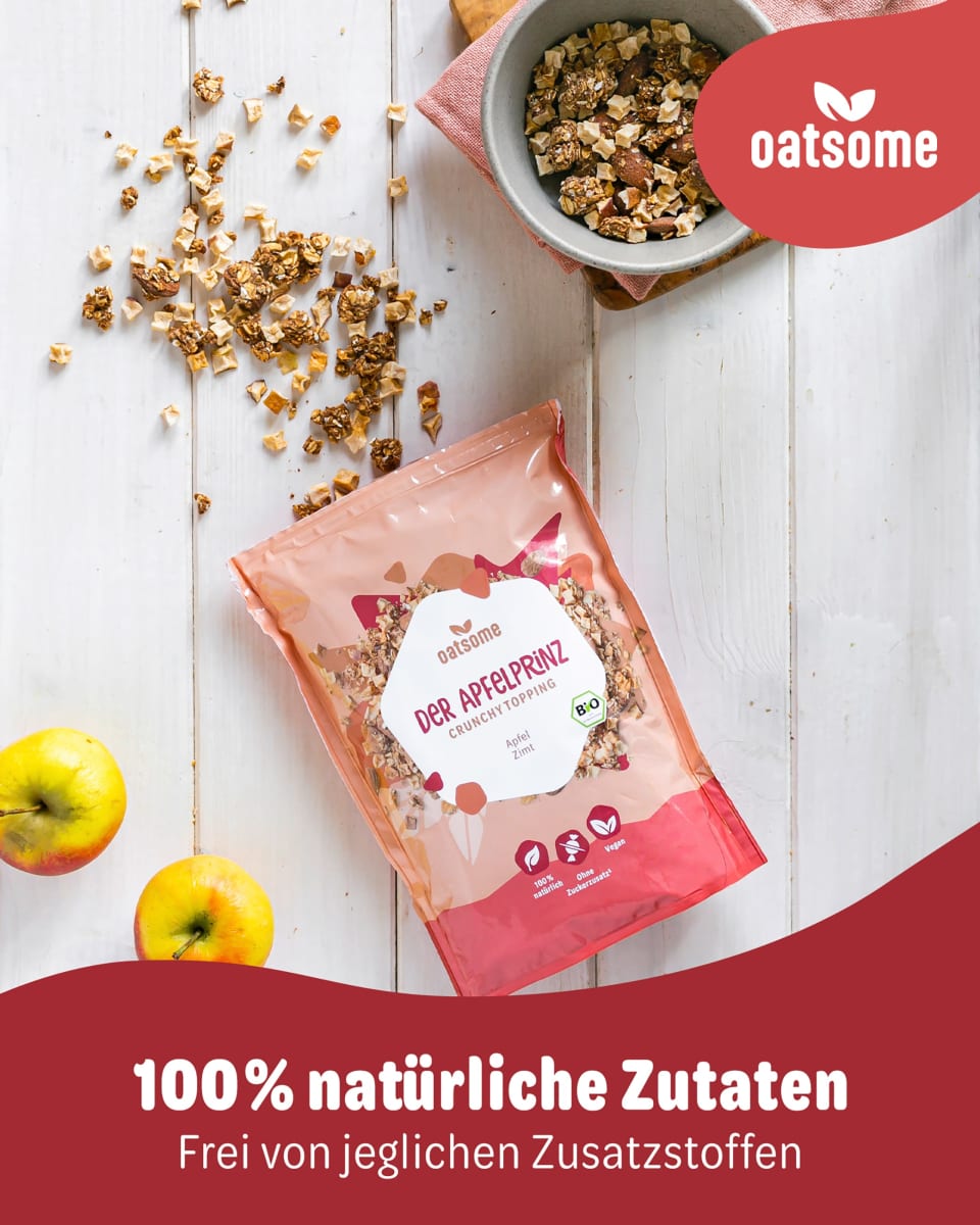 Crunchy Topping Der Apfelprinz, Apfel & Zimt, 180 g