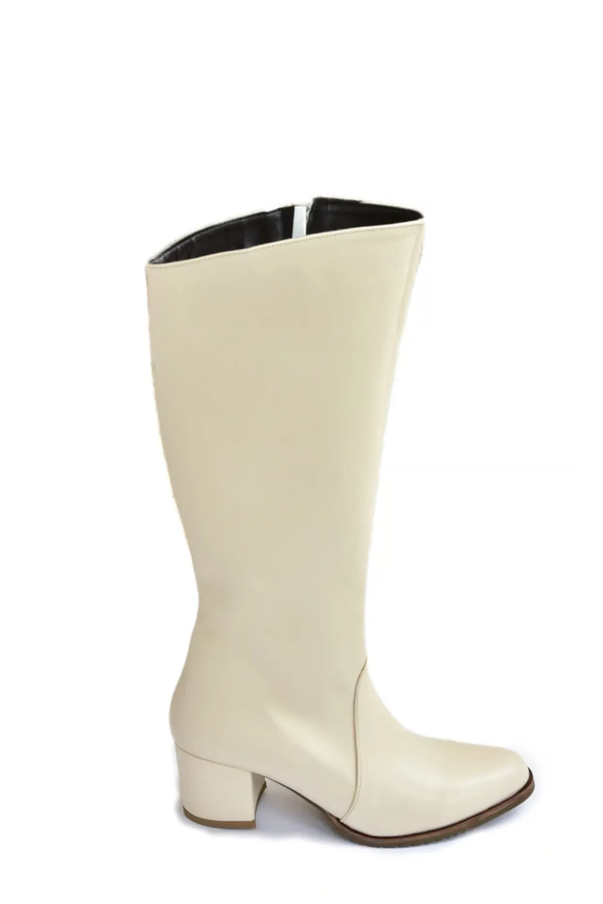 Fox Shoes  Cremefarbene lässige Damenstiefel A654252709