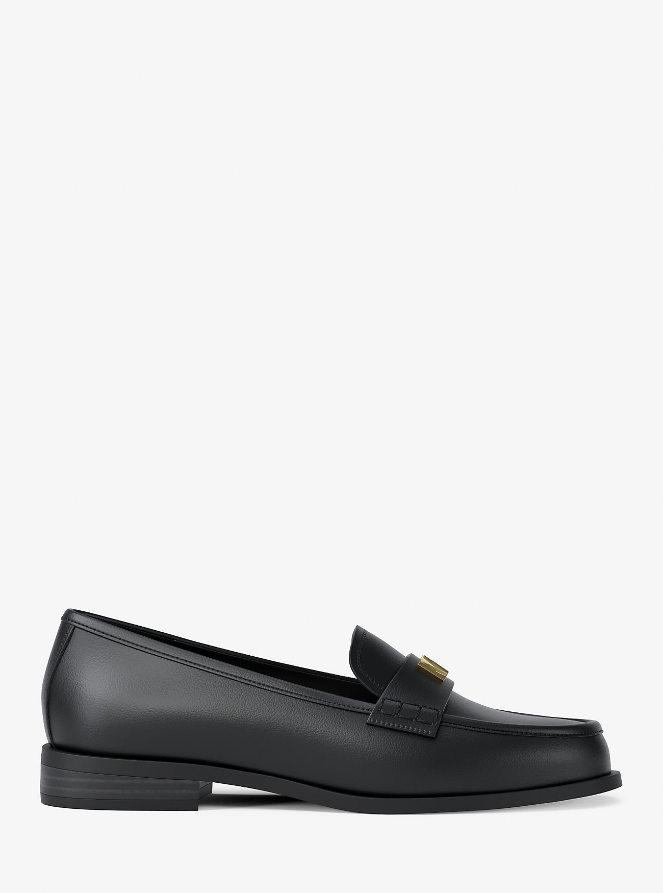 Lex skinnloafer - SVART