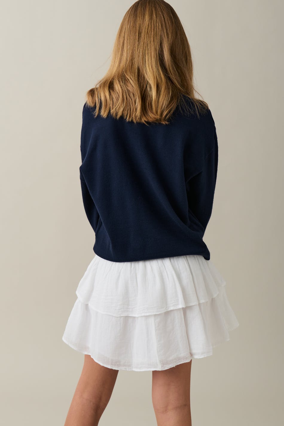 Y boho frill skirt