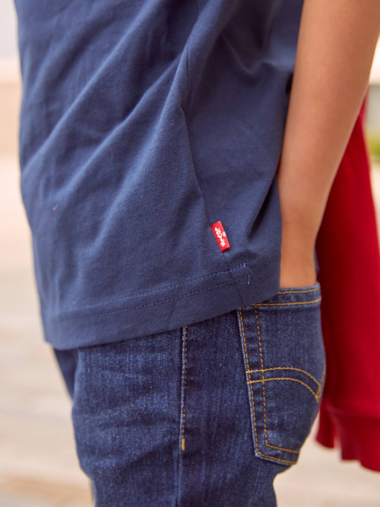 T-shirt Batwing bébé LEVI'S marine