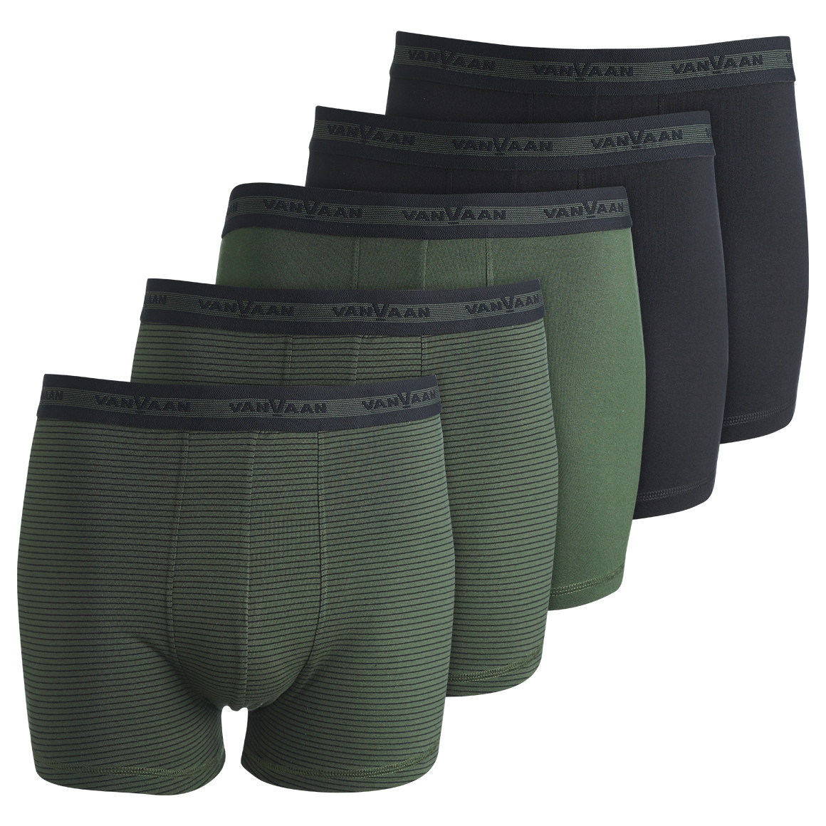 5 Herren Retroshorts im Set