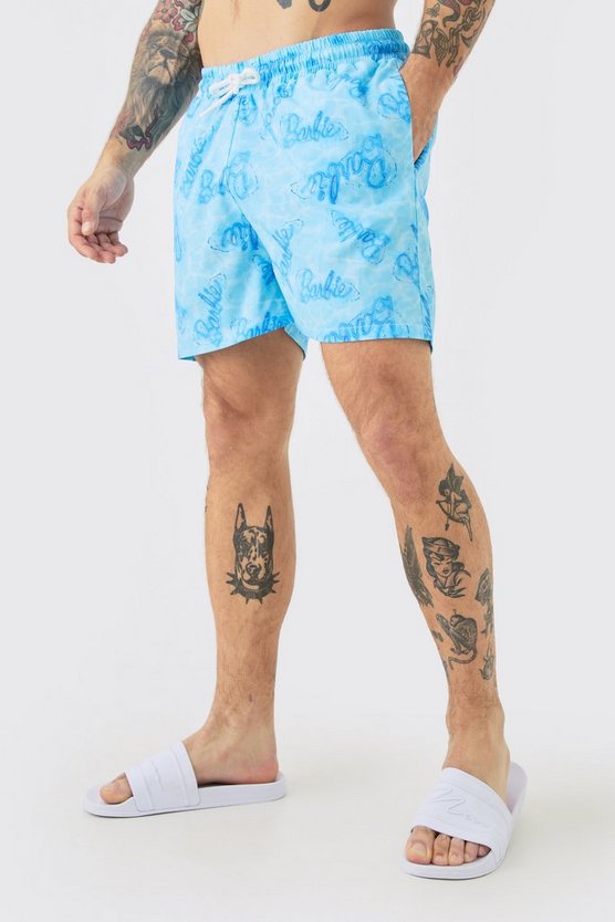 Kurzärmlige Barbie Badehose