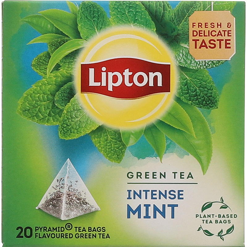 Lipton Grønn te med mint 20 poser, Lipton