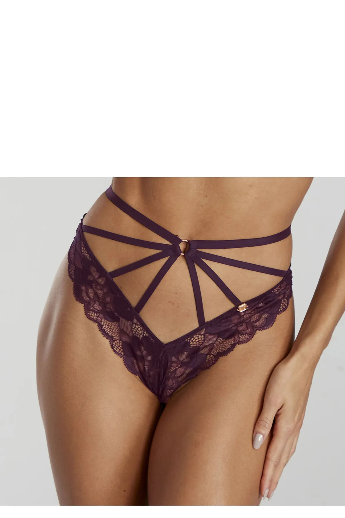 JETTE  Slip - Lila - Unifarben